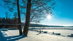 Jezioro Bełdany i Mazurski Raj w zimowej scenerii, styczeń 2024 r. - zdjęcie 5