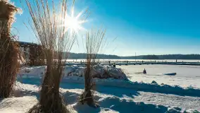 Jezioro Bełdany i Mazurski Raj w zimowej scenerii, styczeń 2024 r. - zdjęcie 17