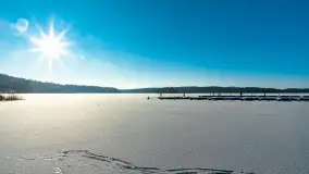 Jezioro Bełdany i Mazurski Raj w zimowej scenerii, styczeń 2024 r. - zdjęcie 9