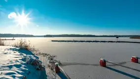 Jezioro Bełdany i Mazurski Raj w zimowej scenerii, styczeń 2024 r. - zdjęcie 36