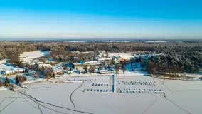 Bełdany, Piaski i Mazurski Raj z lotu ptaka, styczeń 2024 r. - zdjęcie 6