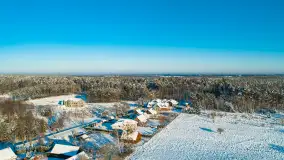 Bełdany, Piaski i Mazurski Raj z lotu ptaka, styczeń 2024 r. - zdjęcie 17