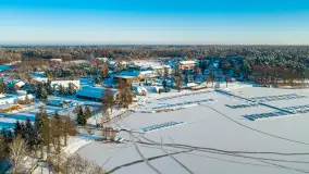 Bełdany, Piaski i Mazurski Raj z lotu ptaka, styczeń 2024 r. - zdjęcie 11