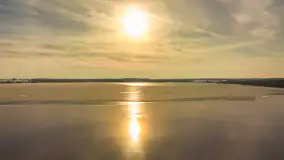 Zimowe jezioro Gołdopiwo w okolicach Przerwanek, styczeń 2024 r. - zdjęcie 7