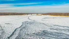 Zima nad jeziorem Dargin, styczeń 2024 r. - zdjęcie 18