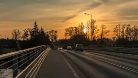 Zachód słońca w Mikołajkach, luty 2024 r. - zdjęcie 16