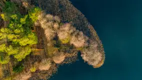 Wschód słońca nad jeziorem Wydmińskim, luty 2024 r. - zdjęcie 27