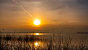 Zachód słońca nad Niegocinem, luty 2024 r. - zdjęcie 5