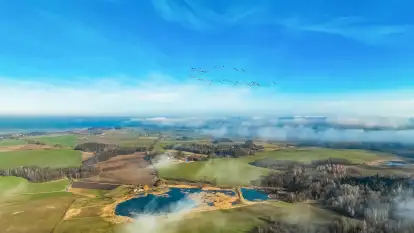 Mgliste Mazury, luty 2024 r.