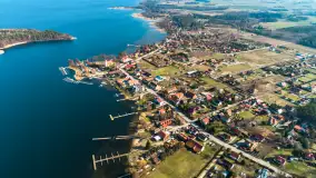 Mazury z lotu ptaka, Rydzewo, Bogaczewo, jezioro Boczne - zdjęcie 12