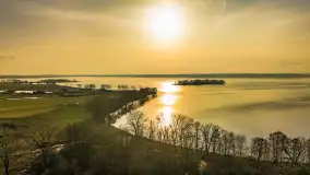 Przed zachodem słońca nad jeziorem Grajewko, luty 2024 r. - zdjęcie 36