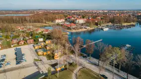 Mazury z drona przy jeziorze Kisajno, luty 2024 r. - zdjęcie 8