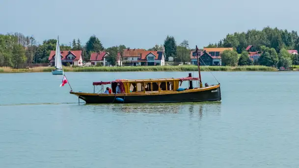 Melanie - replika parostatku, pływająca po Mazurach - zdjęcie 5