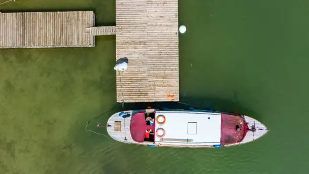 Melanie - replika parostatku, pływająca po Mazurach - zdjęcie 7