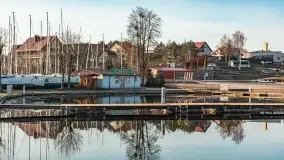 Porty w Wilkasach i jezioro Niegocin pod koniec lutego, 2024 r. - zdjęcie 32