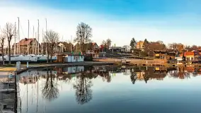 Porty w Wilkasach i jezioro Niegocin pod koniec lutego, 2024 r. - zdjęcie 26