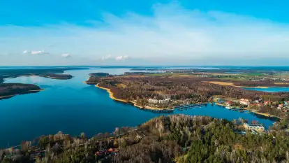 Mix ujęć z drona, zima i przedwiosnie, 2024 r.