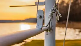 Wschód słońca nad jeziorem Kisajno, port AWF - zdjęcie 23