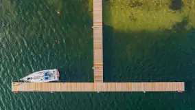 Wschód słońca nad jeziorem Kisajno, port AWF - zdjęcie 19