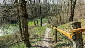 Śluza Leśniewo Górne na wiosennych ujęciach, marzec 2024 r. - zdjęcie 36