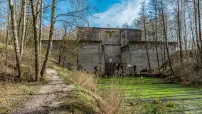 Śluza Leśniewo Górne na wiosennych ujęciach, marzec 2024 r. - zdjęcie 21