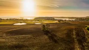 Mazurskie pajęczyny o wschodzie słońca nad jeziorem Dobskim - zdjęcie 25