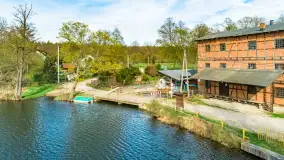 Młyn wodny i jaz we wsi Krutyński Piecek, kwiecień 2024 r. - zdjęcie 15