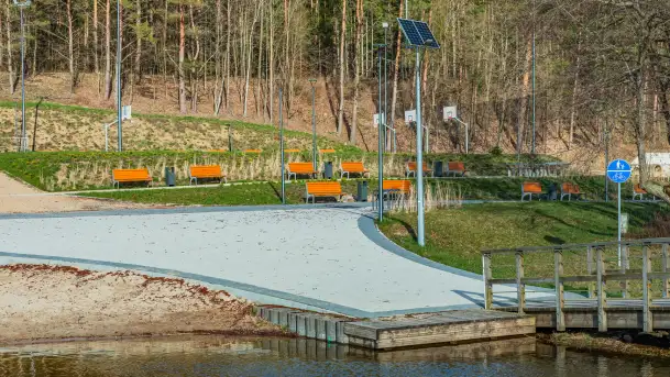 Wiosenny spacer nad jeziorem Wydmińskim, marzec 2024 r. - zdjęcie 6