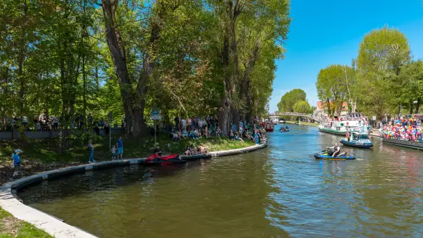 Rozpoczęcie sezonu 2024, parada jednostek pływających w Giżycku - zdjęcie 3