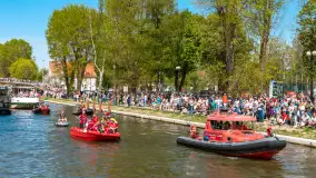 Rozpoczęcie sezonu 2024, parada jednostek pływających w Giżycku - zdjęcie 72