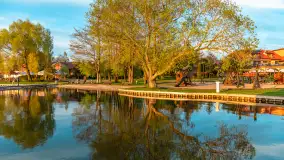 Zachód słońca nad jeziorem Święcajty, kwiecień 2024 r. - zdjęcie 19