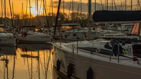 Wschód słońca w Strandzie w Giżycku, maj 2024 r. - zdjęcie 6