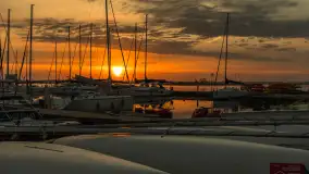 Wschód słońca nad jeziorem Niegocin, AZS Wilkasy, maj 2024 r. - zdjęcie 18