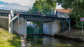 Śluza Guzianka I przed remontem, sierpień 2018 rok - zdjęcie 22