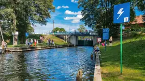 Śluza Guzianka I przed remontem, sierpień 2018 rok - zdjęcie 20