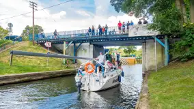 Śluza Guzianka I przed remontem, sierpień 2018 rok - zdjęcie 11