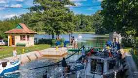 Śluza Guzianka I przed remontem, sierpień 2018 rok - zdjęcie 13