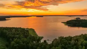 Zachód słońca w przystani Rajcocha, lipiec 2024 r. - zdjęcie 5