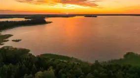 Zachód słońca w przystani Rajcocha, lipiec 2024 r. - zdjęcie 36