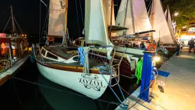 XXV Zlot Klubu Jacht Oldtimer, zdjęcia nocne, sierpień 2024 r. - zdjęcie 12