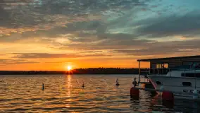 Sierpniowy zachód słońca nad jeziorem Bełdany 2024 - zdjęcie 7