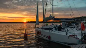 Sierpniowy zachód słońca nad jeziorem Bełdany 2024 - zdjęcie 2