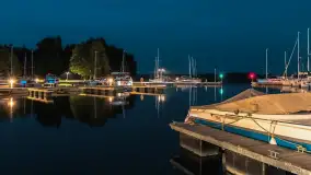 Przystań Nautica nocą, wrzesień 2024 r. - zdjęcie 5