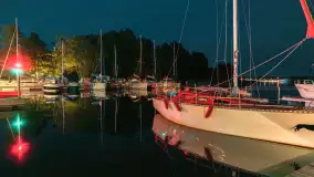 Przystań Nautica nocą, wrzesień 2024 r. - zdjęcie 2