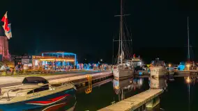 Przystań Nautica nocą, wrzesień 2024 r. - zdjęcie 14