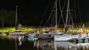 Przystań Nautica nocą, wrzesień 2024 r. - zdjęcie 20