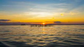 Sierpniony zachód nad jeziorem Dargin 2024 - zdjęcie 1