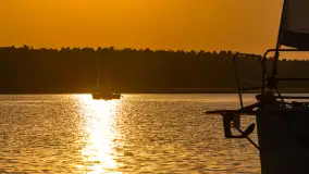 Mazury przed zachodem słońca nad jeziorem Śniardwy i Mikołajskie, wrzesień 2024 r. - zdjęcie 15