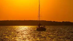 Mazury przed zachodem słońca nad jeziorem Śniardwy i Mikołajskie, wrzesień 2024 r. - zdjęcie 18