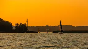 Mazury przed zachodem słońca nad jeziorem Śniardwy i Mikołajskie, wrzesień 2024 r. - zdjęcie 8